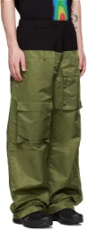 SPENCER BADU Green Cargo Snow Pants