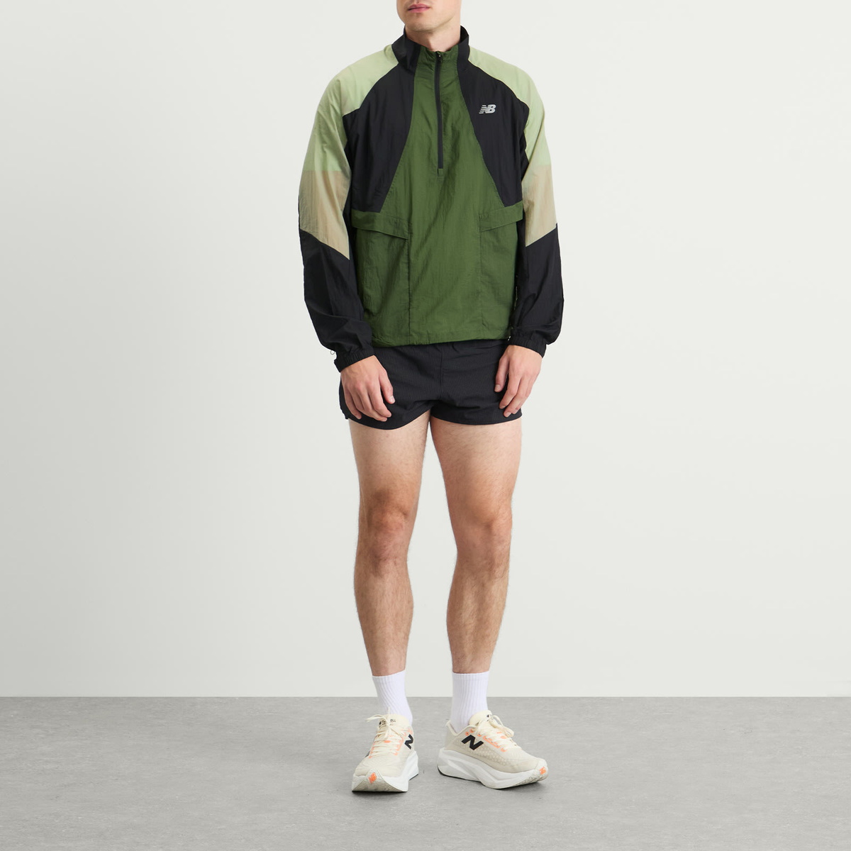 New Balance Better Run Water Resistant Jacket in Garter Snake
