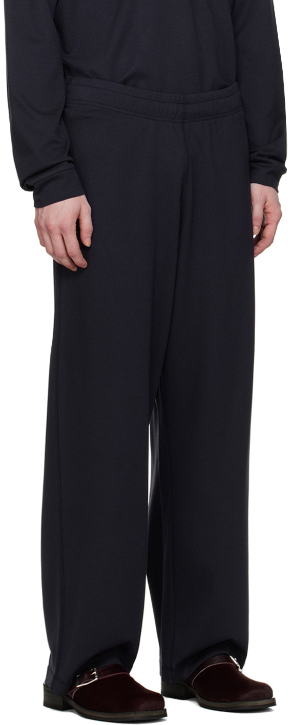 Our Legacy Navy Reduced Trousers Our Legacy