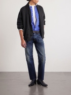 TOM FORD - Double-Breasted Ribbed Cashmere and Wool-Blend Cardigan - Gray