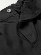 mfpen - Artcile Wide-Leg Cotton and TENCEL™ Lyocell-Blend Trousers - Black