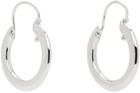 Mondo Mondo Silver Swivel Hoops