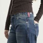 Peachy Den Women's Goldie Wide Leg Jeans in Dark Fade