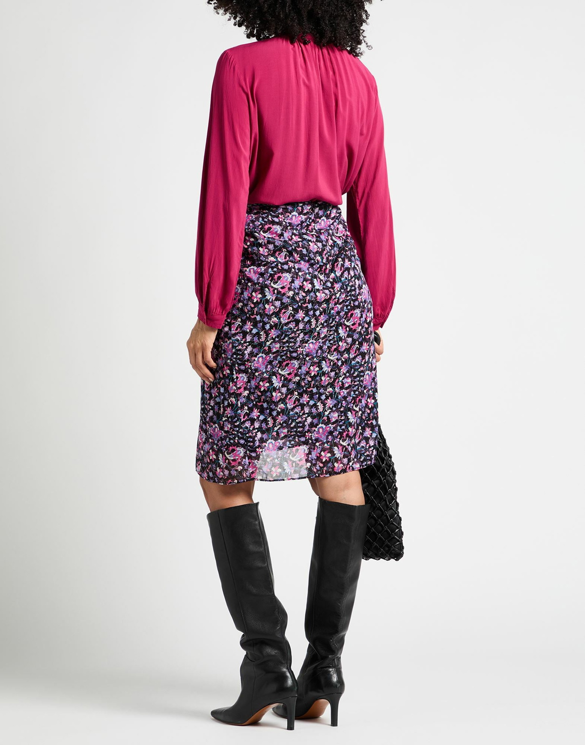 Marant Étoile Womens Midi skirt in Black