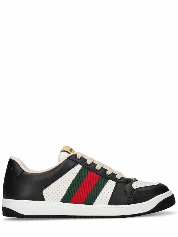 Photo: GUCCI - Screener Leather Sneakers