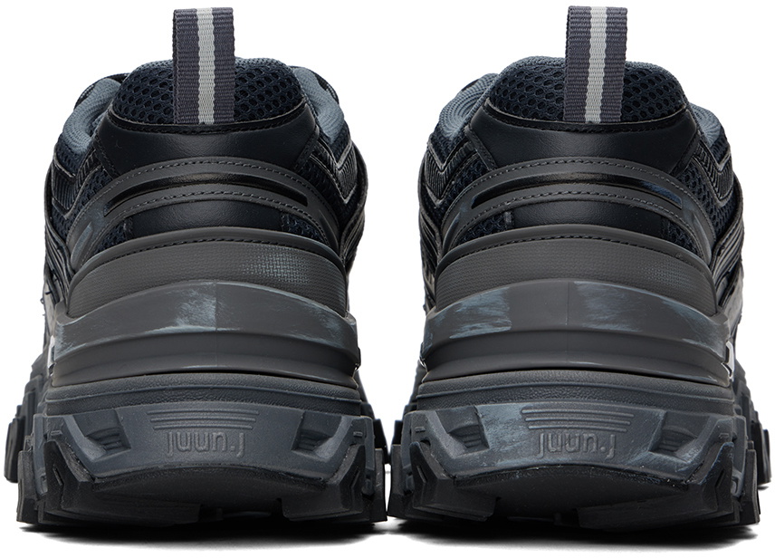 Juun.J Gray Layered Sneakers