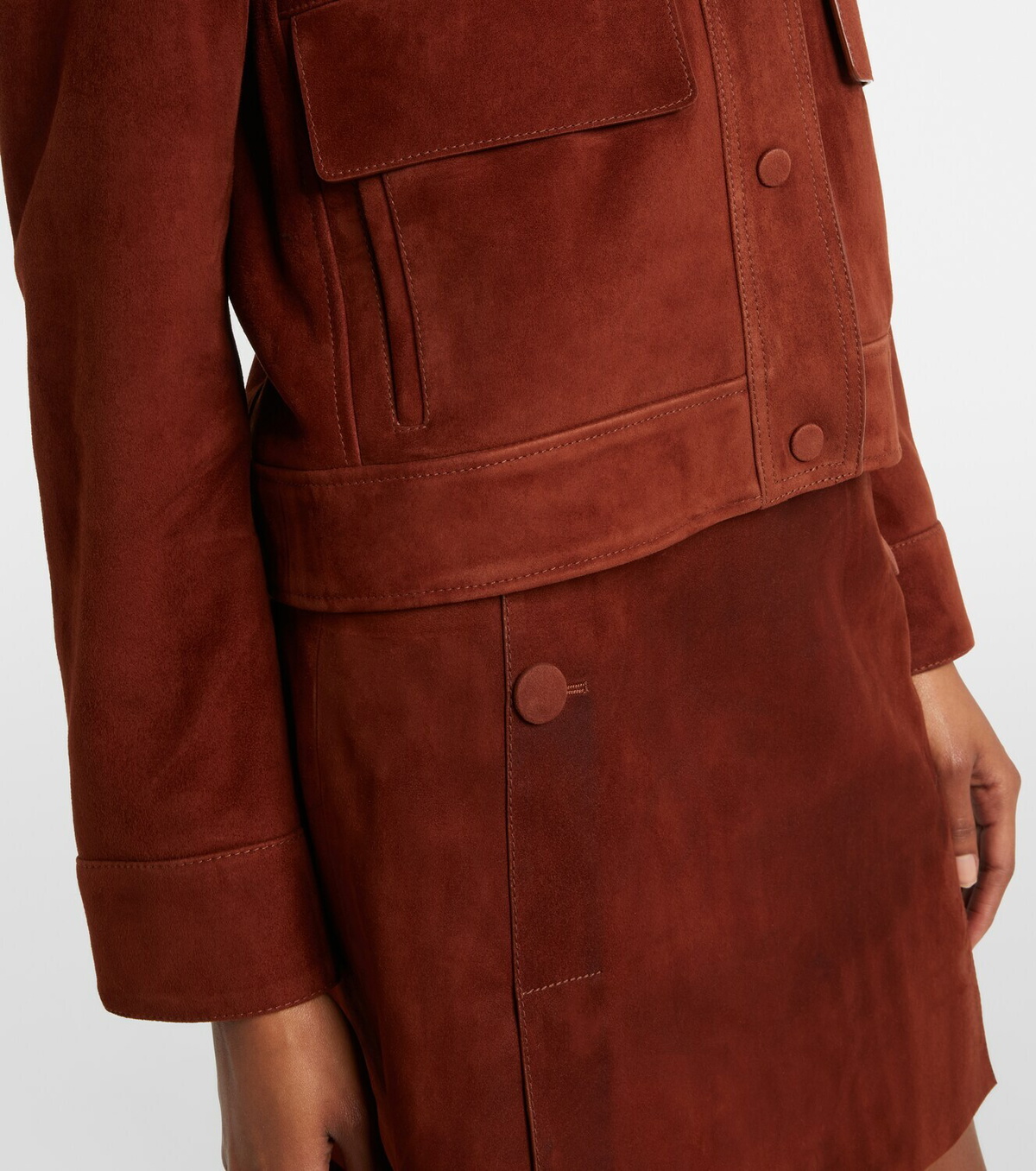 Yves Salomon Suede jacket