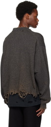 Doublet Gray Broken Heart Cardigan