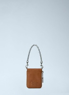 Miu Miu Logo-Embossed Chain-Strap Wallet