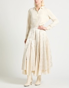 A. w.a. k.e. Mode Womens Maxi skirt Ivory