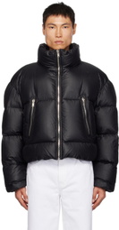 Recto Black Shining Down Jacket