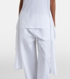 Toteme Tie-waist jersey top