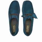 Clarks Originals Women's Wallabee Shoes in Deep Blue Suede