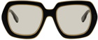 Gucci Black & Gold Square Glasses