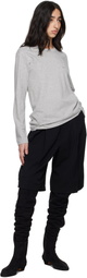 Comme des Garçons Shirt Gray Logo T-shirt