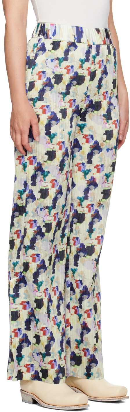 Henrik Vibskov Multicolor Remember Plisse Trousers