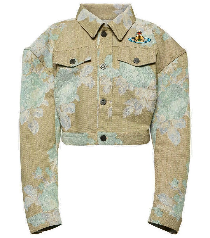 Photo: Vivienne Westwood Floral cropped denim jacket