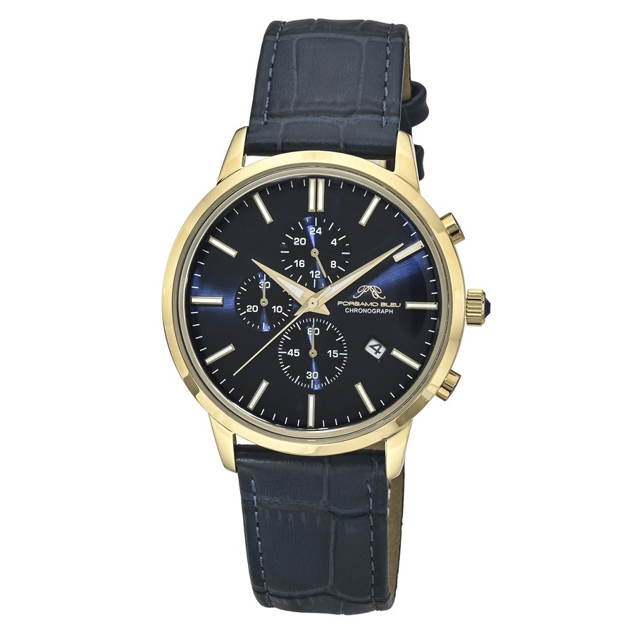 Porsamo Bleu Aura Chronograph Blue Dial Mens Watch 1432AAUL