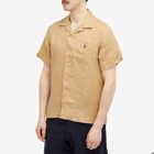 Polo Ralph Lauren Men's Linen Vacation Shirt in Vintage Khaki