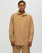 Erl Corduroy Shirt Woven Brown - Mens - Longsleeves