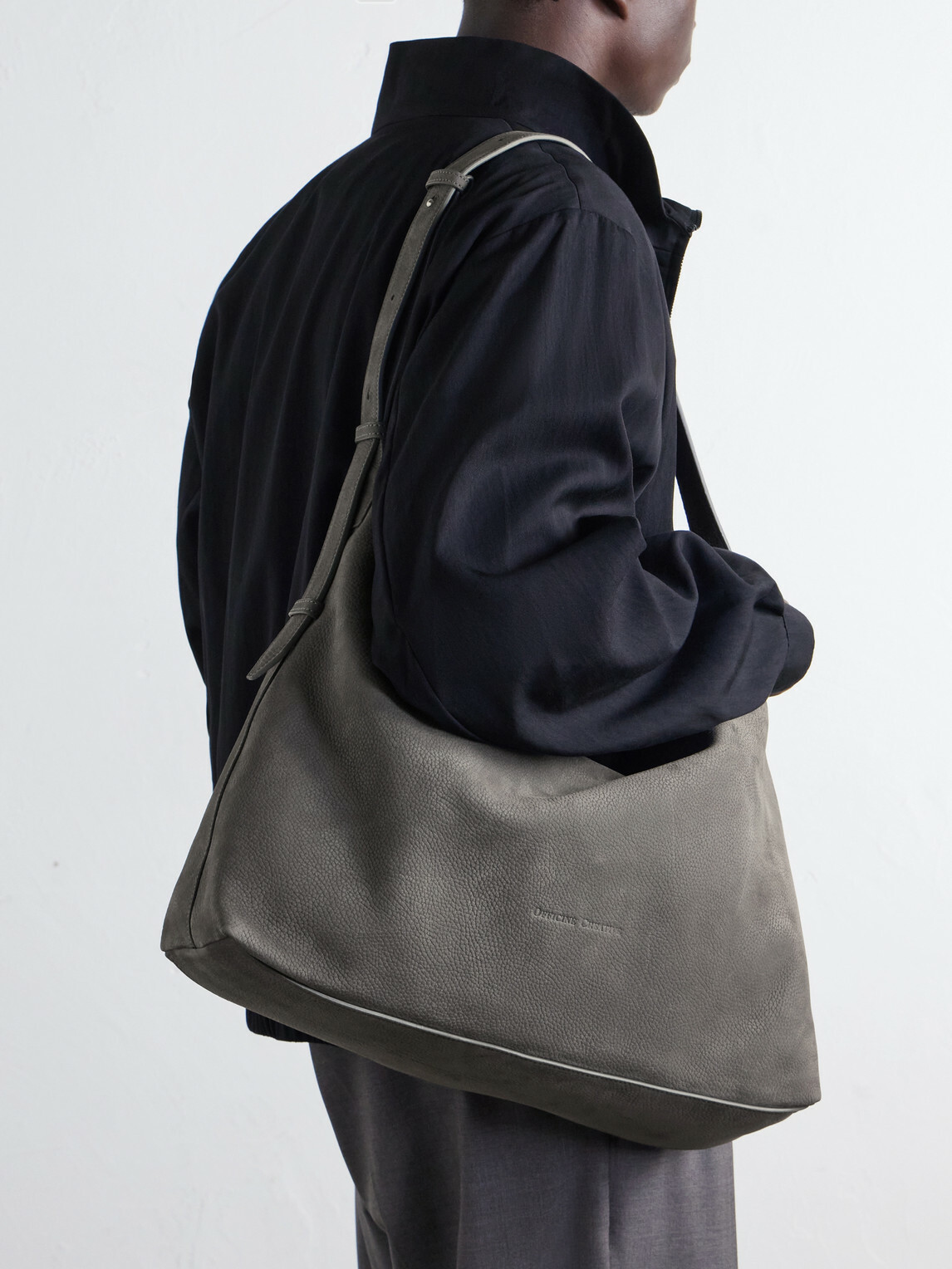 Officine Creative - Maderna/002 Nubuck Messenger Bag - Gray