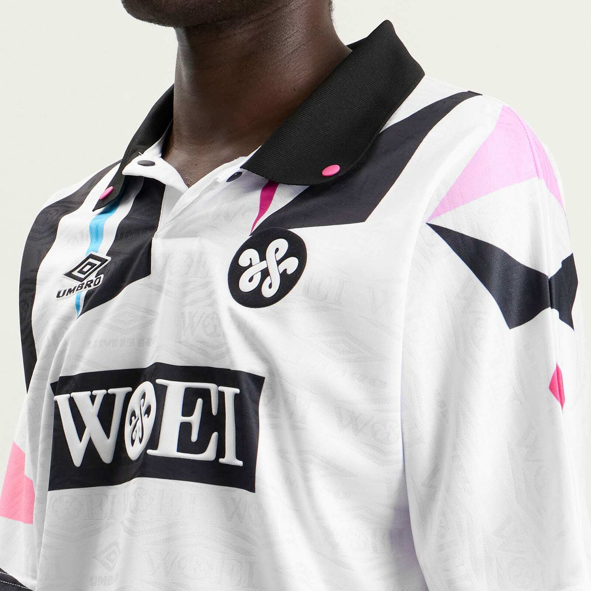 Umbro Men's x WOEI Alternative Jersey Top in White