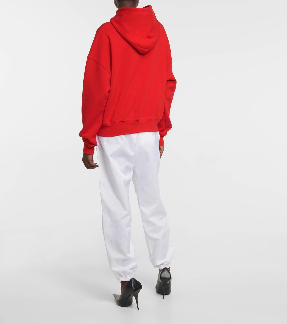 Wardrobe.NYC Cotton jersey hoodie