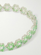 Hatton Labs - Daisy Silver Cubic Zirconia Tennis Bracelet