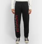 Moncler Genius - Awake NY 2 Moncler 1952 Tapered Logo-Print Cotton-Jersey Sweatpants - Black