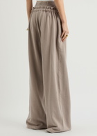 Knwls Haze Layered Cotton Sweatpants Taupe