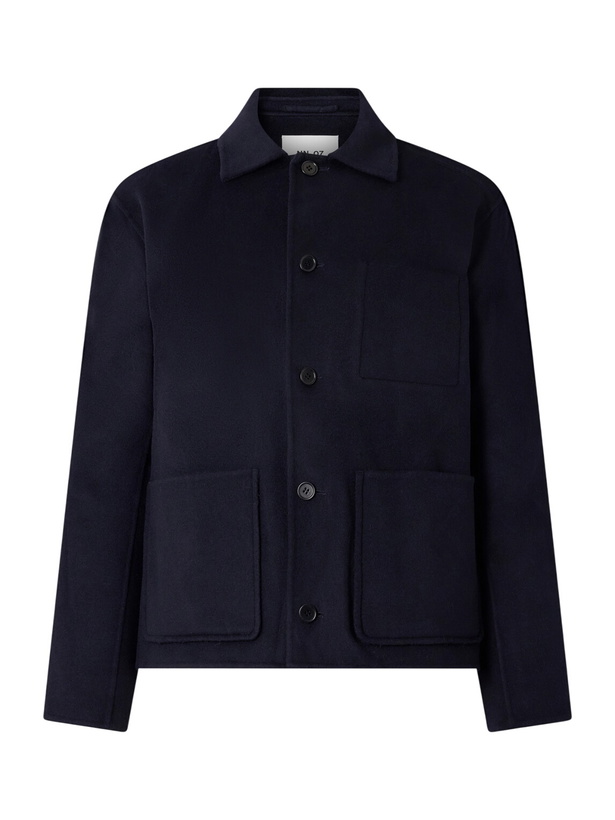 Photo: NN07 - Morgan 8447 Woven Wool-Blend Jacket - Blue