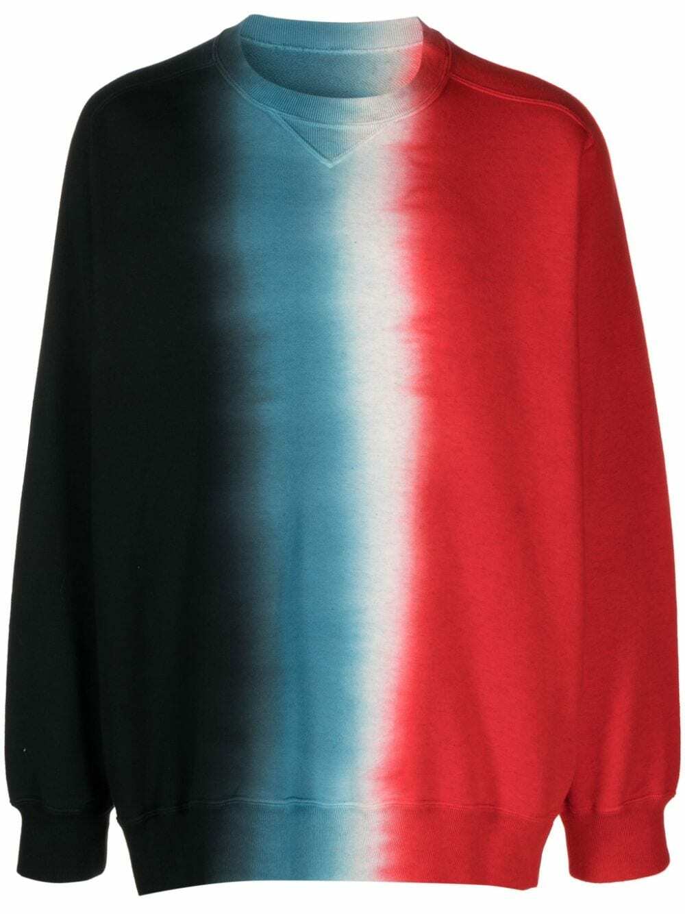 Tie Dye Wool Blend Sweater in Multicoloured - Sacai