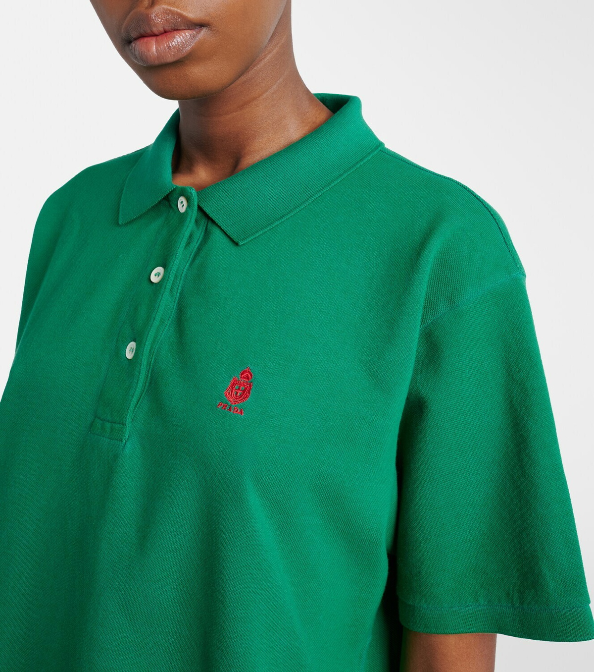 Prada Cotton piqué polo shirt