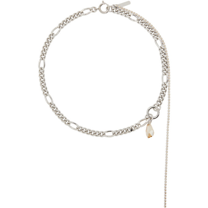 Justine Clenquet Silver Vicky Necklace Justine Clenquet