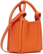 BOYY Orange Lotus 12 Top Handle Bag