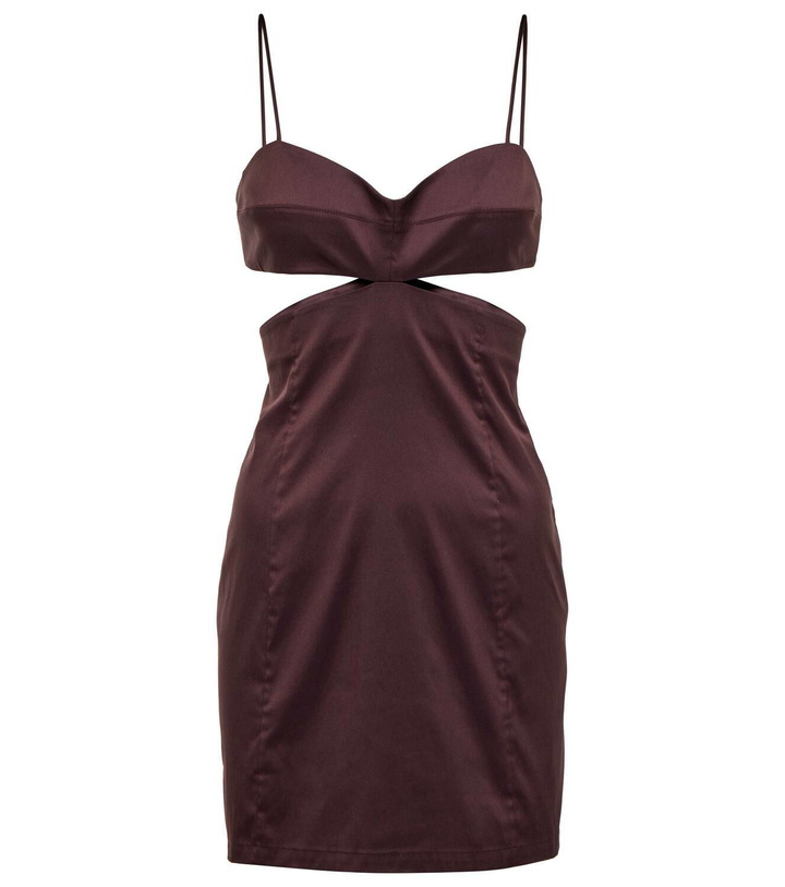 Photo: Zeynep Arçay Cutout cotton-blend minidress
