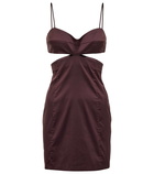 Zeynep Arçay Cutout cotton-blend minidress