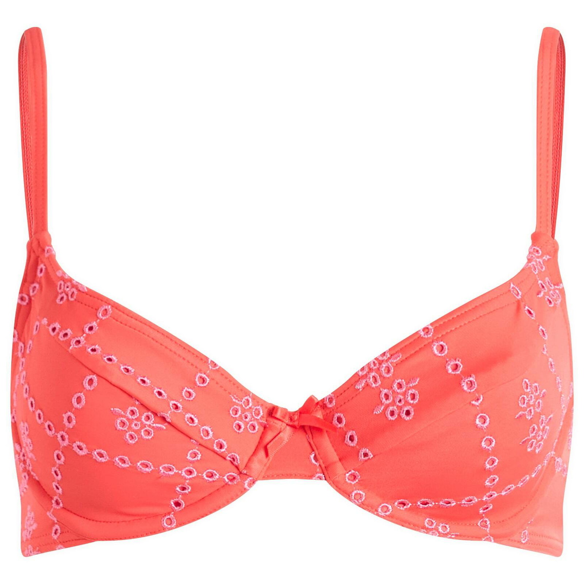 Damson Madder Women's Uma Underwire Bikini Top in Red