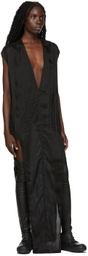 Rick Owens Black Arrowhead Gown Dress
