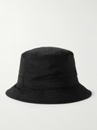 Stone Island - Logo-Appliquéd ECONYL® Nylon Metal Bucket Hat - Black