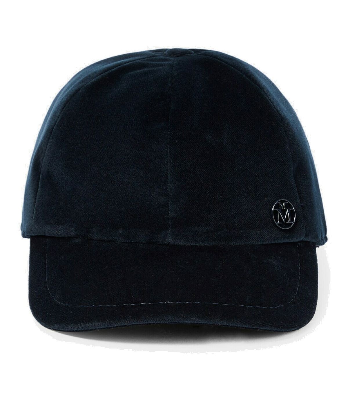 MAISON MICHEL Abby cotton-velvet cap