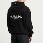 Represent Team 247 Oversized Hoodie in Black