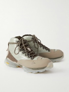 ROA - Andreas Ripstop, Rubber, Mesh and Leather Hiking Boots - Silver