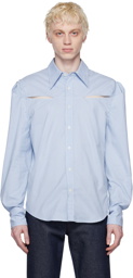 K.NGSLEY Blue Hanky Shirt