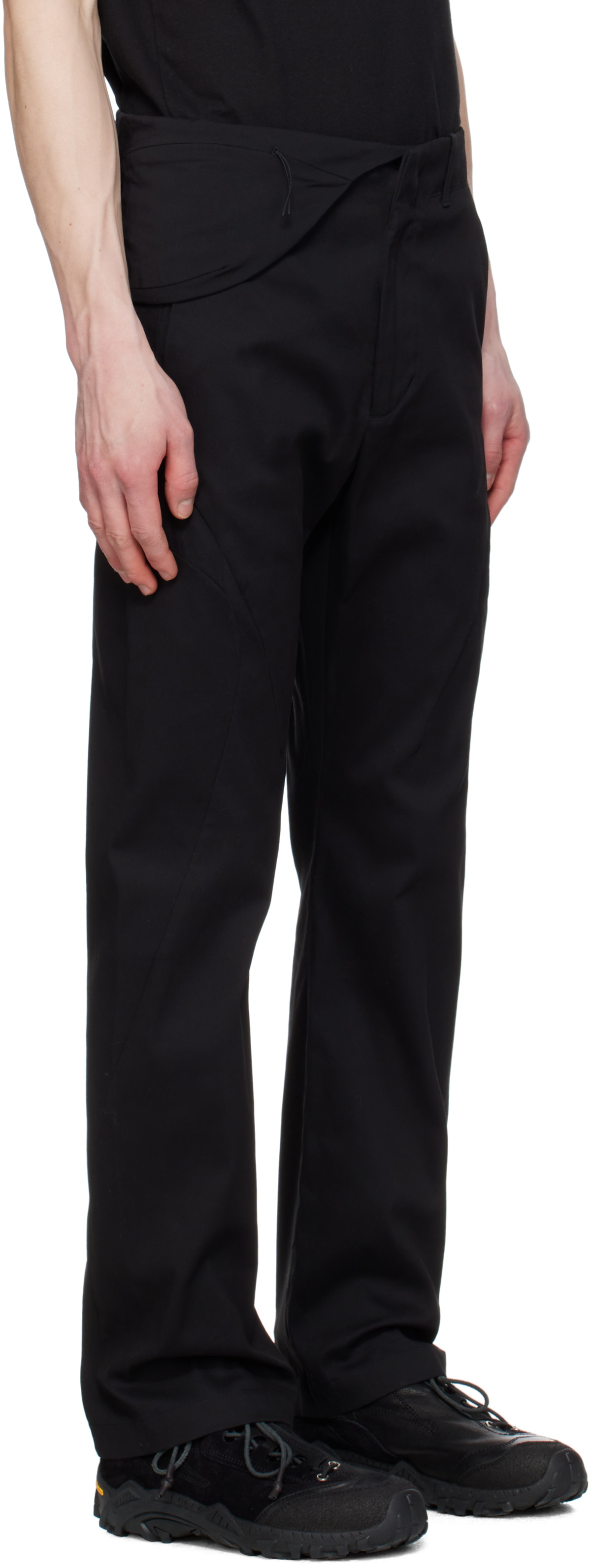 POST ARCHIVE FACTION (PAF) Black 8.0 Right Technical Trousers Post