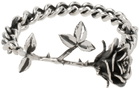 Enfants Riches Déprimés Silver Rose & Chain Bracelet