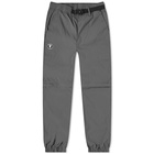 Men's AAPE Woven Zip Off Tech Pant in Grey