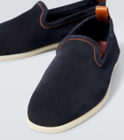Loro Piana Venice Walk suede loafers