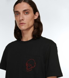 Alexander McQueen - Embroidered cotton jersey T-shirt