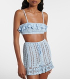 Anna Kosturova Crochet cotton bra top